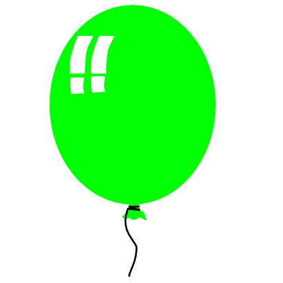 Download free green balloon icon